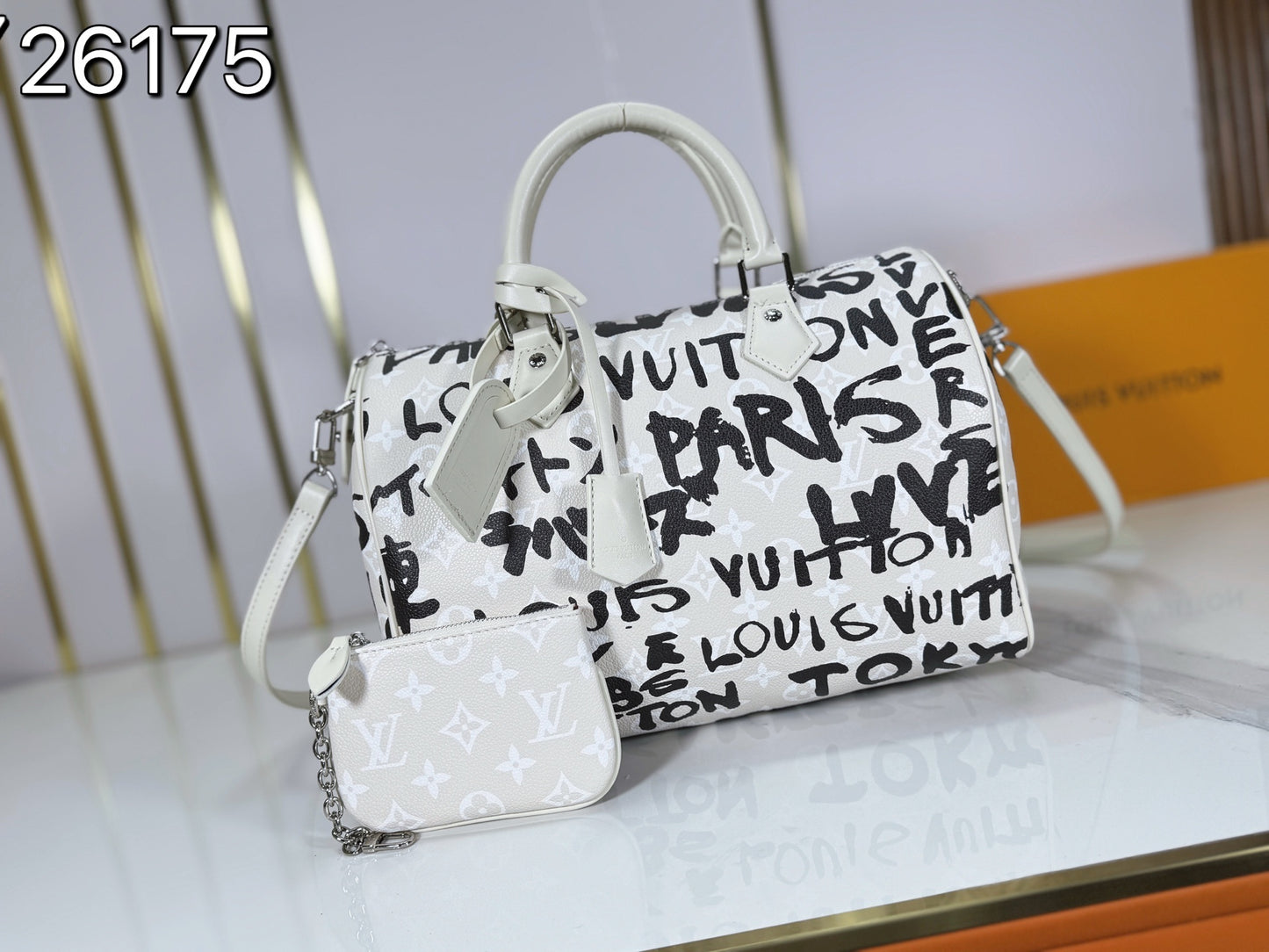 graffiti LV duffle