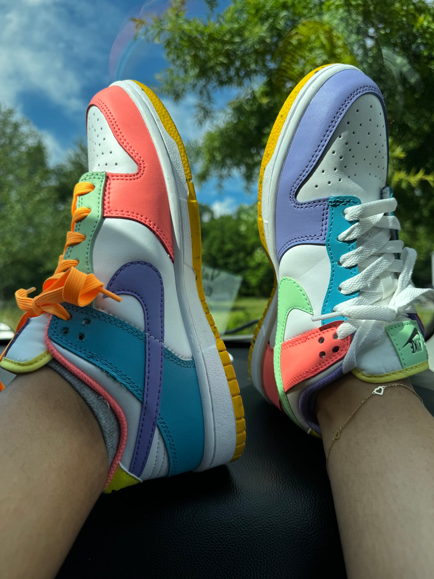colorful dunks