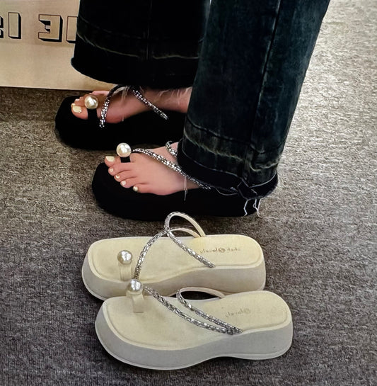 pearl sandals