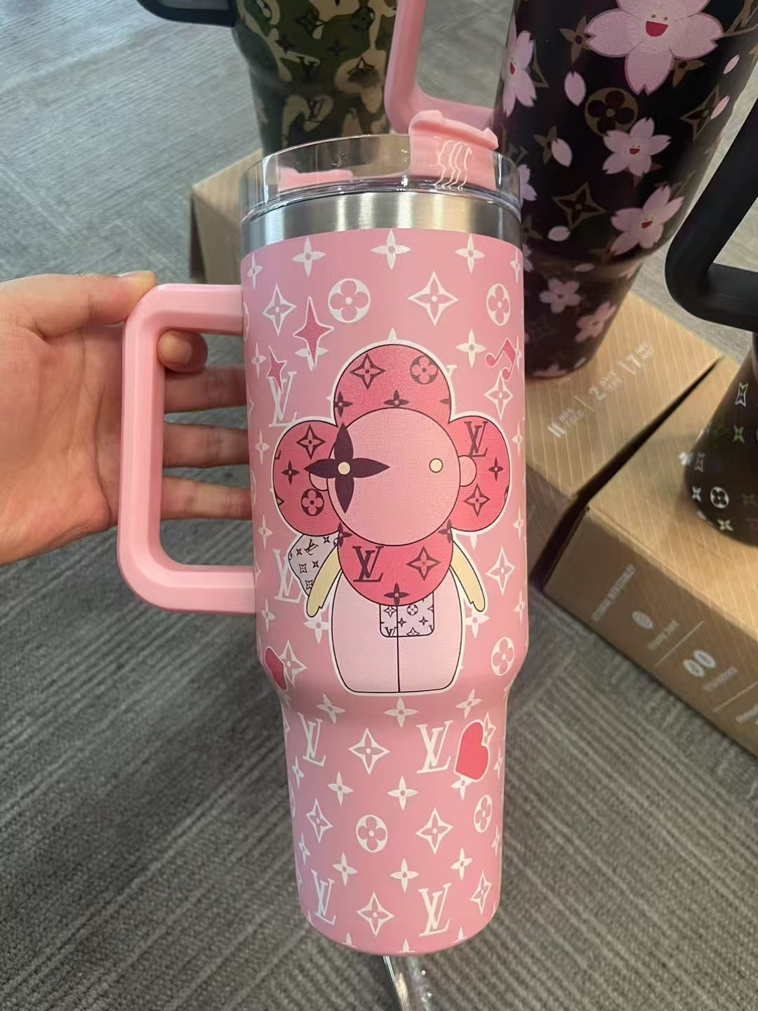 flower tumbler