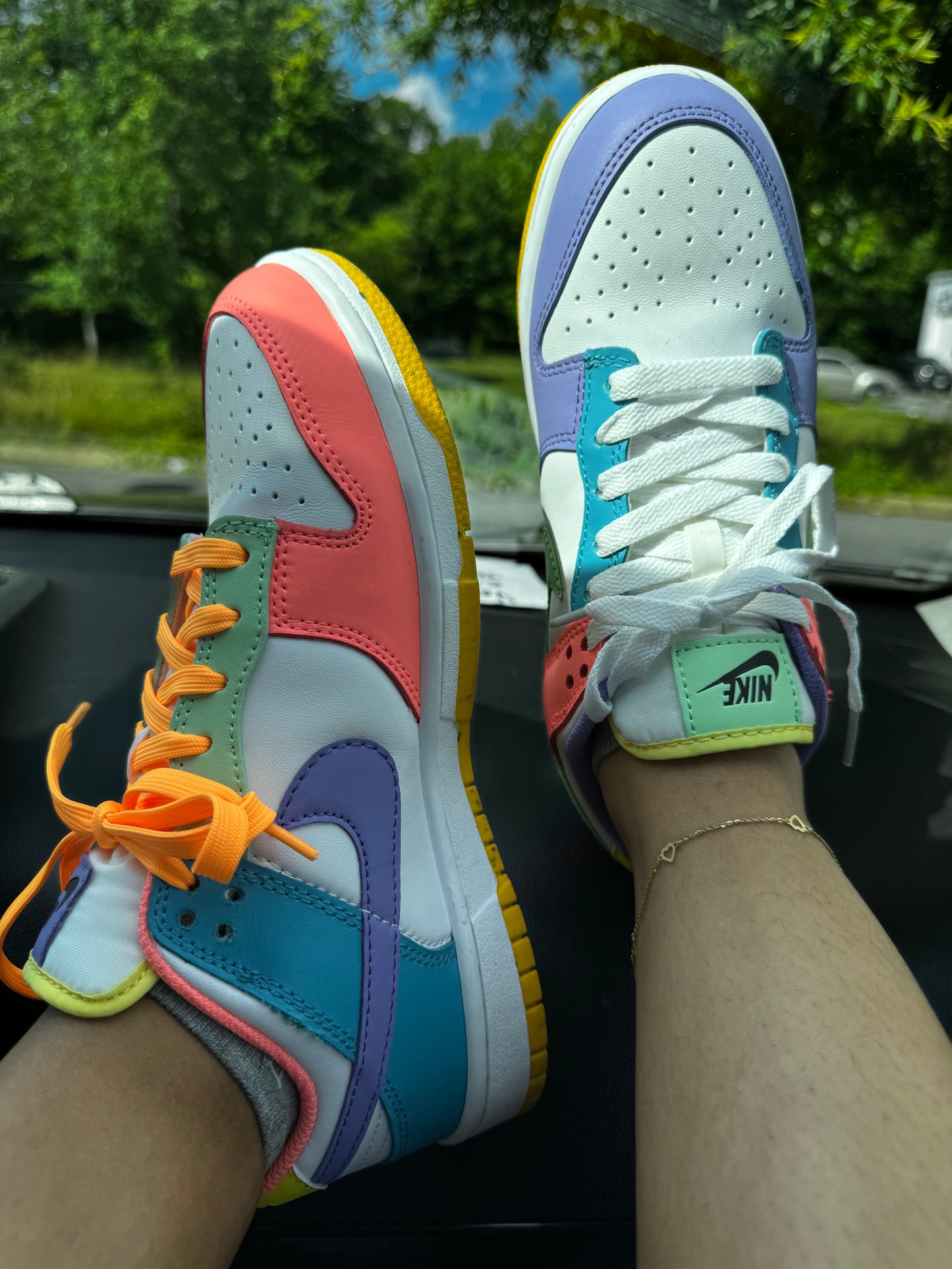 colorful dunks