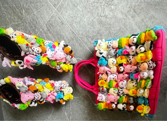 stuffed animal set (boots)