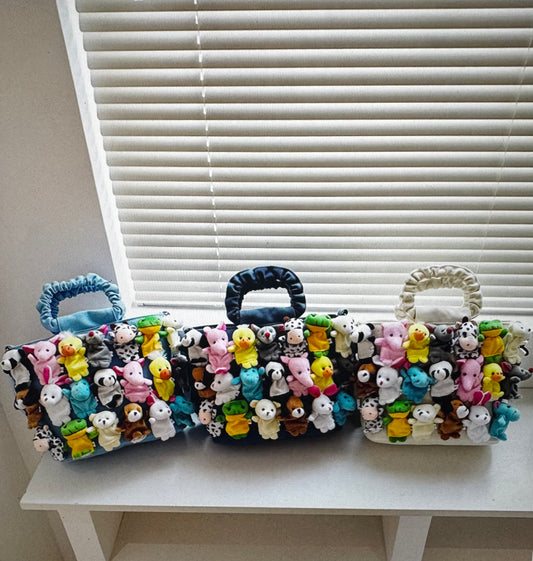 stuffed animal handbag