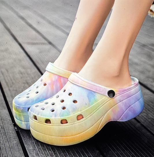 pastel clogs