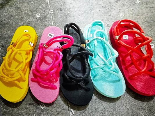 cross-up sandals