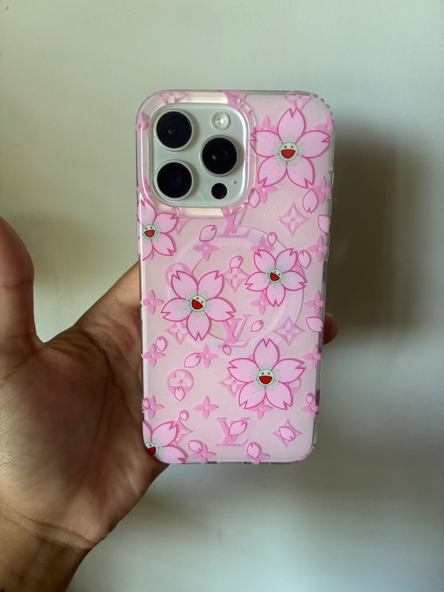 lv flower case