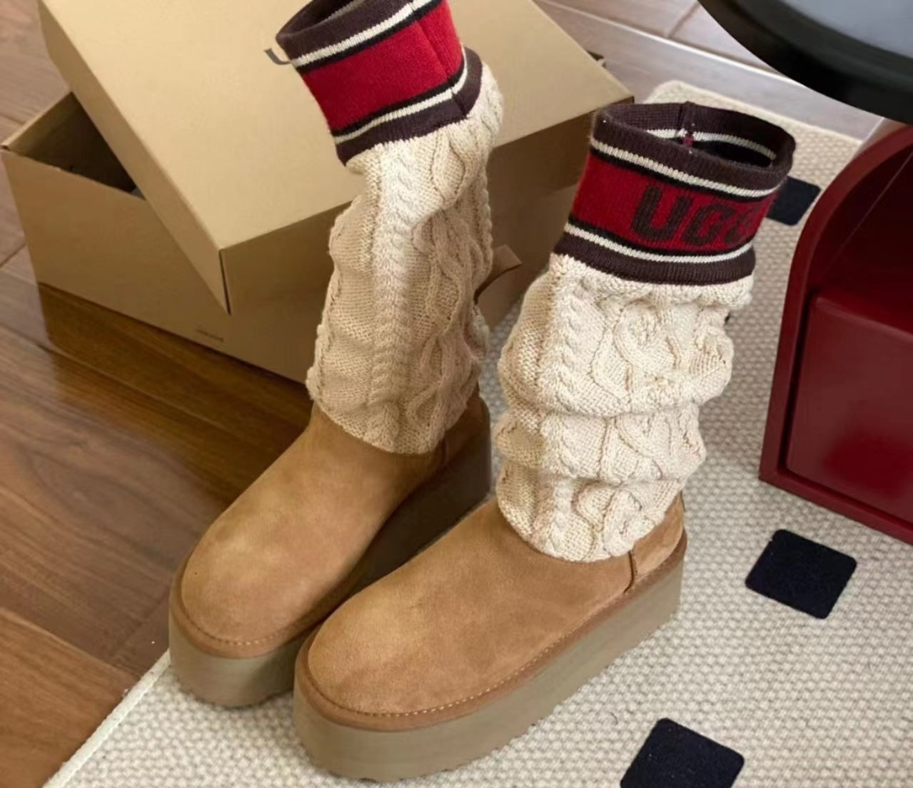 sweater boots