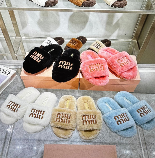 fuzzy slippers