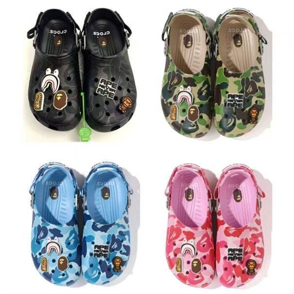 camo clogs