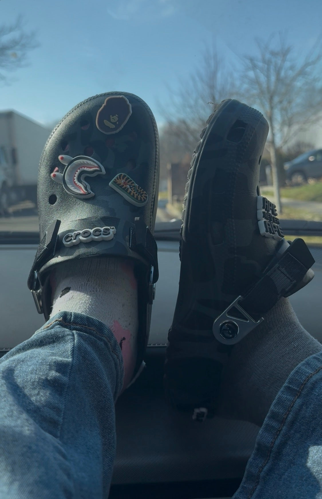 camo clogs